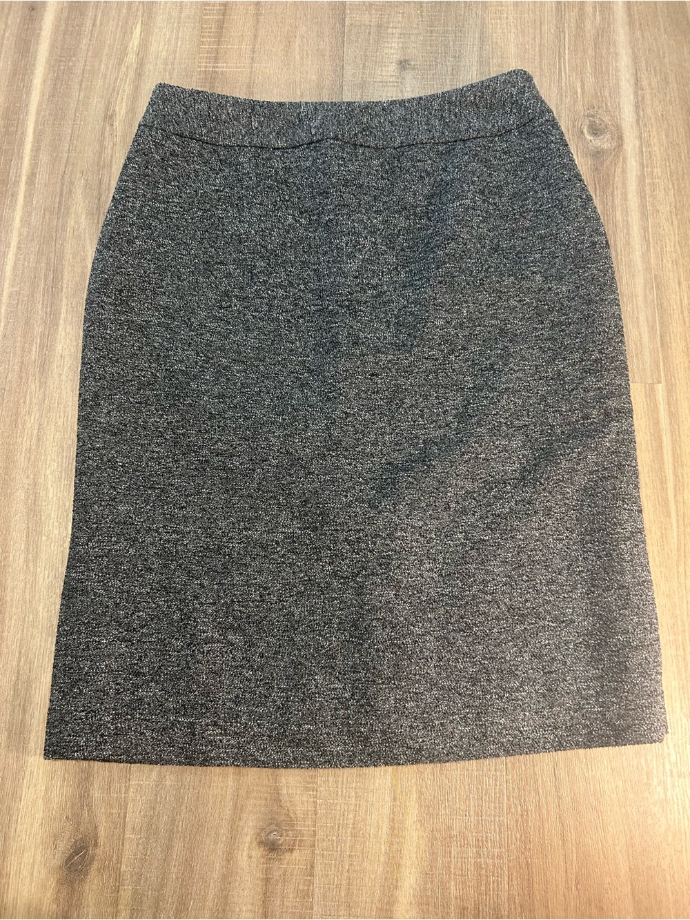 Anne Klein Charcoal Tweed Pencil Skirt